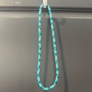 Sashka Co. Limited edition scuba design glass beaded necklace.